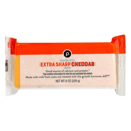 Publix Cheese, New York, Extra Sharp Cheddar 8 oz