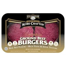 Steakhouse Elite Kobe- Crafted Ground Beef Burgers