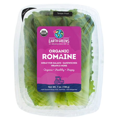 Earth Greens Organic Romaine 7 oz
