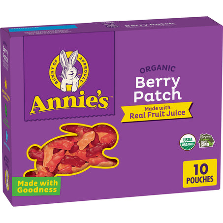 Annie's Organic Bunny Fruit Flavored Snacks  10ct