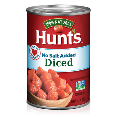 Hunt's Diced Tomatoes No Salt Added 14.5 oz