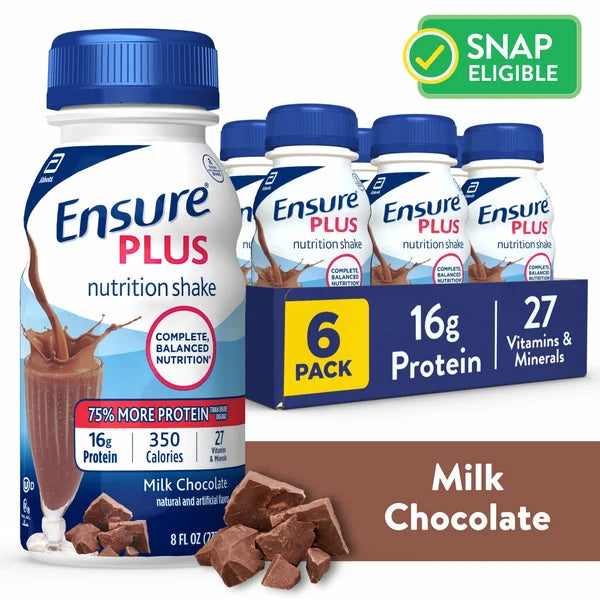 Ensure Plus Nutrition Shake 6 x 8 fl oz
