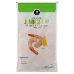 Publix Shrimp, Cooked, Jumbo