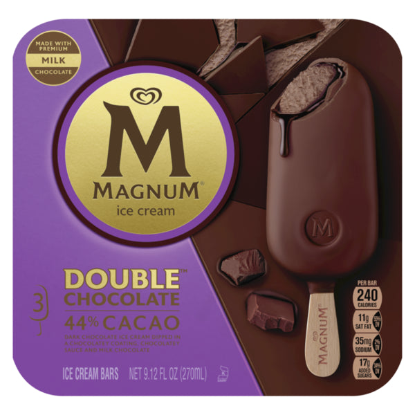 Magnum Ice Cream Bars Double Chocolate 3 ct