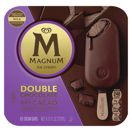Magnum Ice Cream Bars Double Chocolate 3 ct