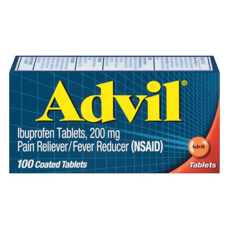 Advil Ibuprofen, 200 mg, Coated Tablets 115 each