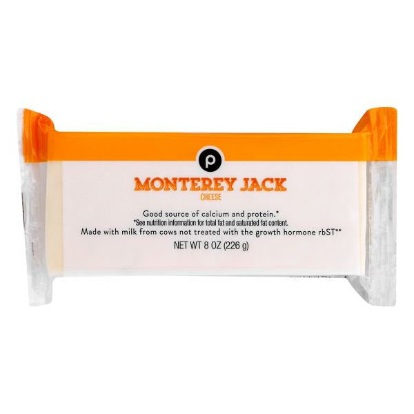 Publix Cheese, Monterey Jack 8 oz