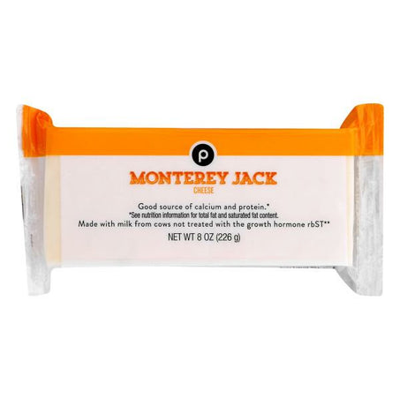 Publix Cheese, Monterey Jack 8 oz