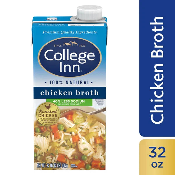 College Inn Natural Chicken Broth  40%  Less Sodium 32 oz
