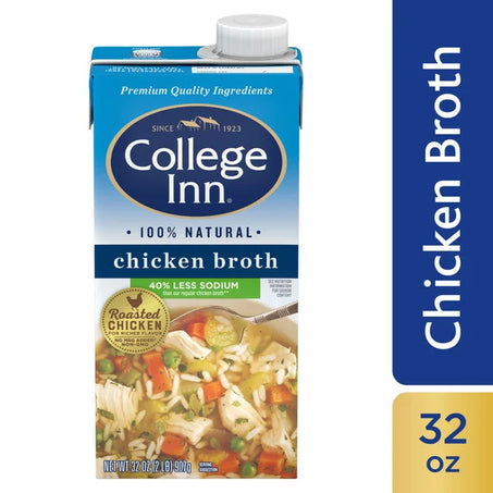 College Inn Natural Chicken Broth  40%  Less Sodium 32 oz