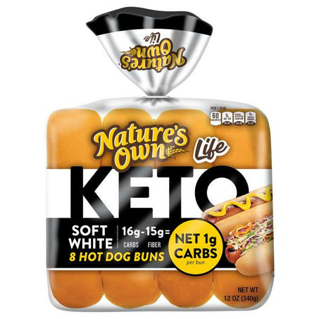 Nature's Own Hot Dog Buns, Soft White 8 ct