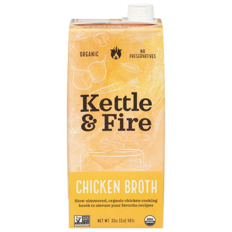 Kettle & Fire Broth, Organic, Chicken 32 oz
