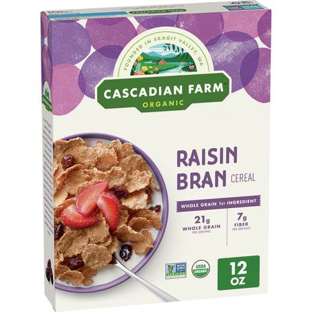 Cascadian Farm Organic Raisin Bran 12 oz