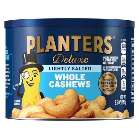 Planters Deluxe Lightly Salted Whole Cashews 9 oz