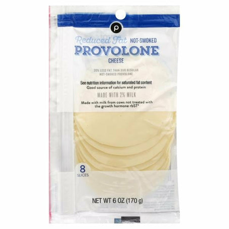 Publix Cheese, Reduced Fat, Provolone, Not-Smoked 6 oz