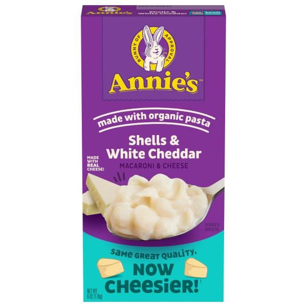 Annie's White Cheddar Shells Mac and Cheese Macaroni and Cheese Dinner