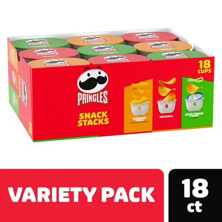 Pringles Potato Crisps Chips, Lunch Snacks, On-the-Go Snacks, Variety Pack