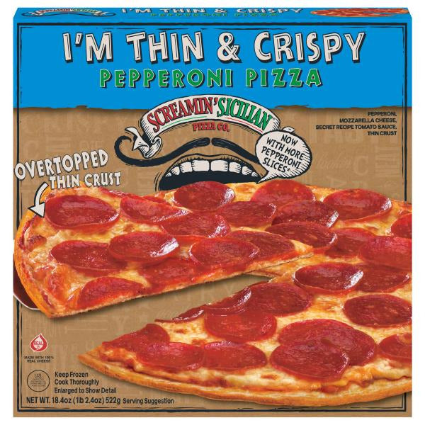 Screamin' Sicilian Pizza, I'm Thin & Crispy, Pepperoni