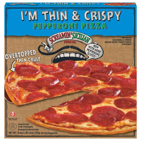 Screamin' Sicilian Pizza, I'm Thin & Crispy, Pepperoni