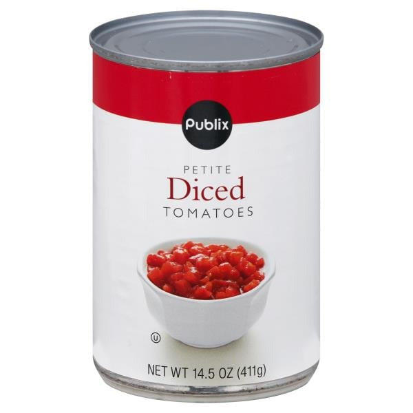 Publix Tomatoes, Petite, Diced 14.5 oz