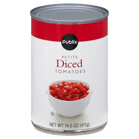 Publix Tomatoes, Petite, Diced 14.5 oz