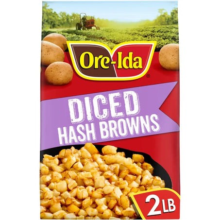 Ore-Ida Diced Hash Brown Potatoes Frozen Food Snacks 32 oz