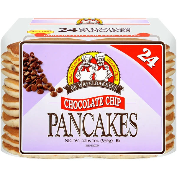 Dewafelbakkers Frozen Chocolate Chip Pancakes