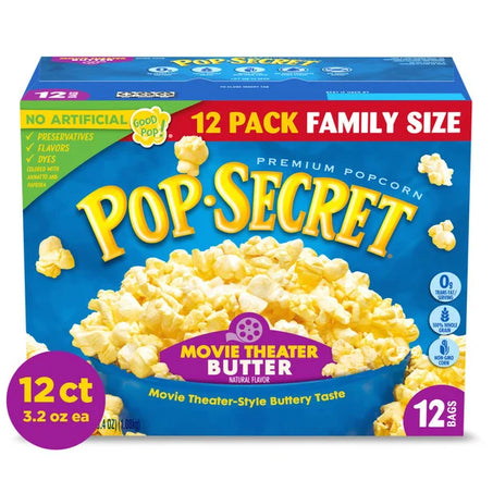 Pop-Secret Microwave Popcorn 12 Bags