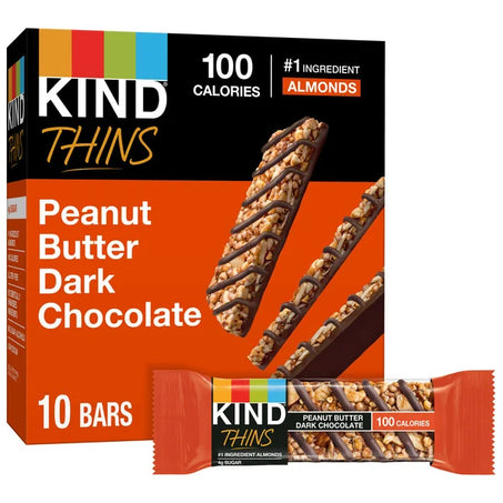 KIND Thins Peanut Butter Dark Chocolate 10 ct