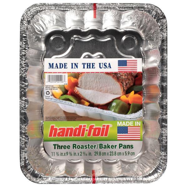 Handi-foil Roaster/Baker Pans 3 each