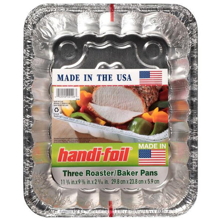 Handi-foil Roaster/Baker Pans 3 each