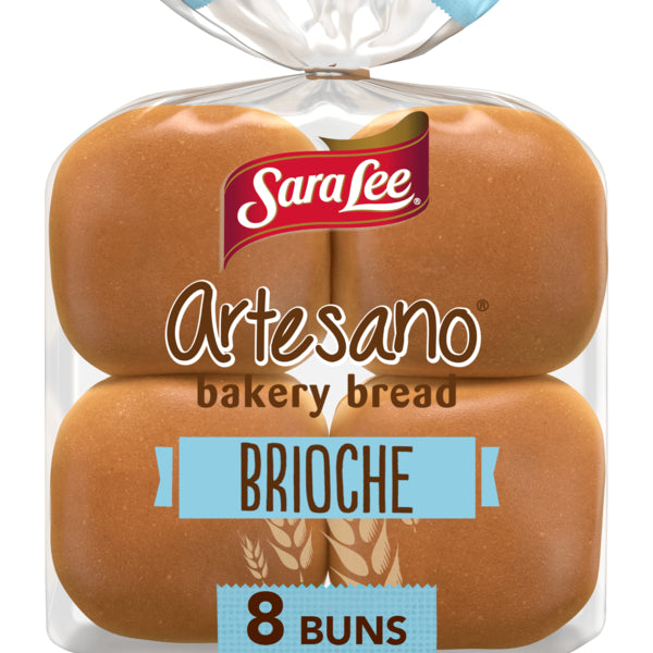 Sara Lee Artesano, 8 count, Brioche Buns 8 ct