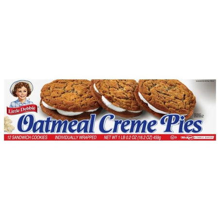 Little Debbie Oatmeal Creme Pies 12 ct