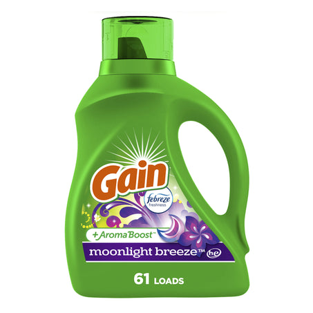 Gain Liquid Laundry Detergent, Moonlight Breeze, 61 Loads 88 fl oz