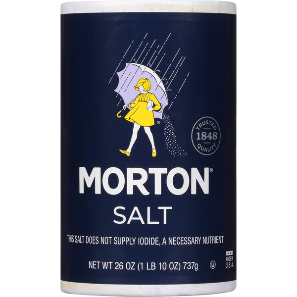 Morton Salt, Plain, 26 Ounce