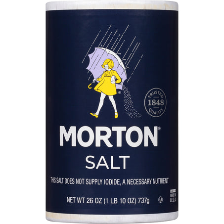 Morton Salt, Plain, 26 Ounce