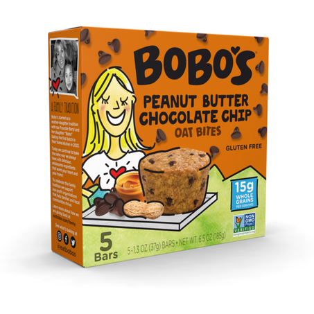 Bobo's Peanut Butter Chocolate Chip Oat Bites • 5 x 1.3 oz