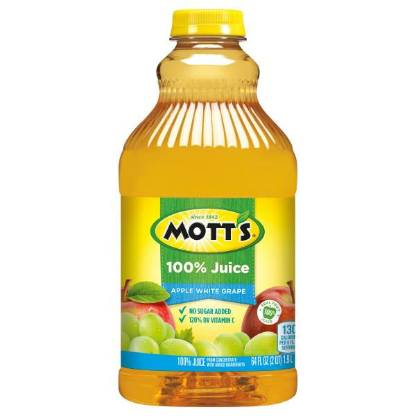 Mott's 100% Juice, Apple White Grape 64 fl oz