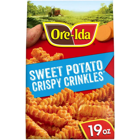 Ore-Ida Sweet Potato Crinkle Fries Frozen Food Snacks 19 oz
