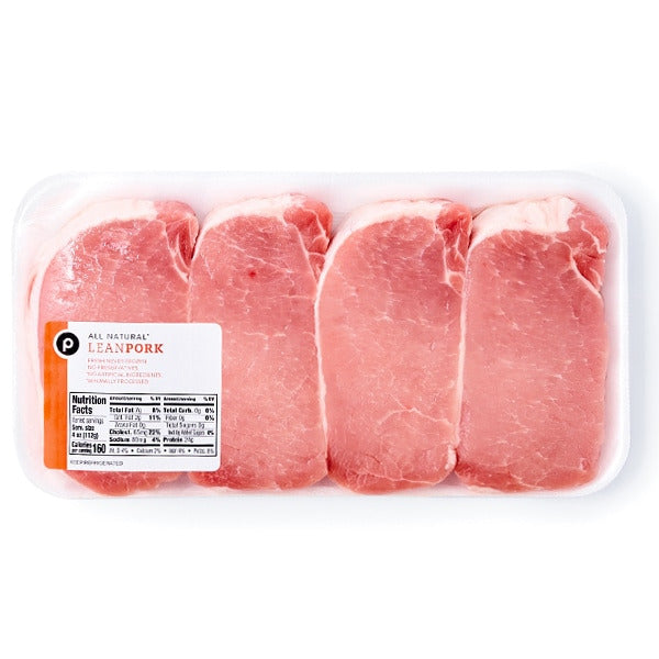 Publix Pork All Natural Pork Loin Boneless Chops