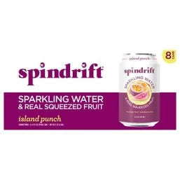 Spindrift Sparkling Water Island Punch 8 x 12 fl oz