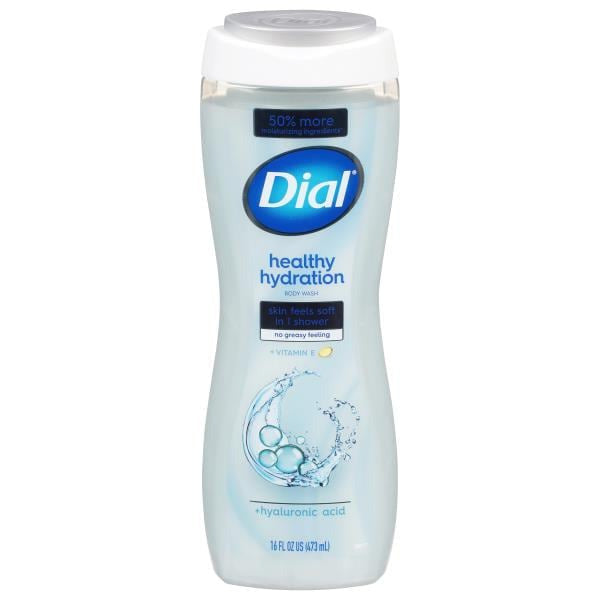 Dial Body Wash, Healthy Hydration, Hyaluronic Acid plus Vitamin E 16 fl oz