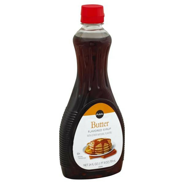 Publix Syrup, Butter Flavored 24 fl oz
