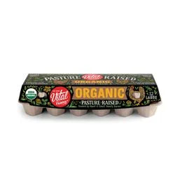 Vital Farms Organic Pasture Raised Large Grade A Eggs 12 ct