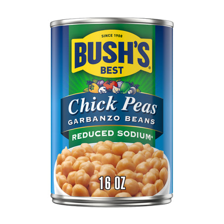 Bush's Best Reduced Sodium Chick Peas 16 oz