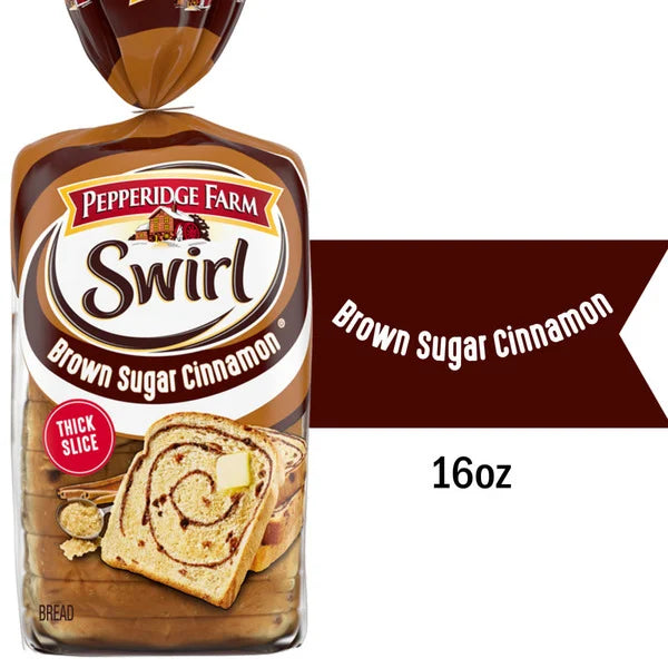 Pepperidge Farm Brown Sugar Cinnamon Swirl Bread 16 oz