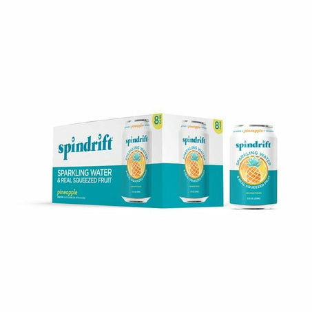Spindrift Sparkling Water Pineapple 8 x 12 fl oz