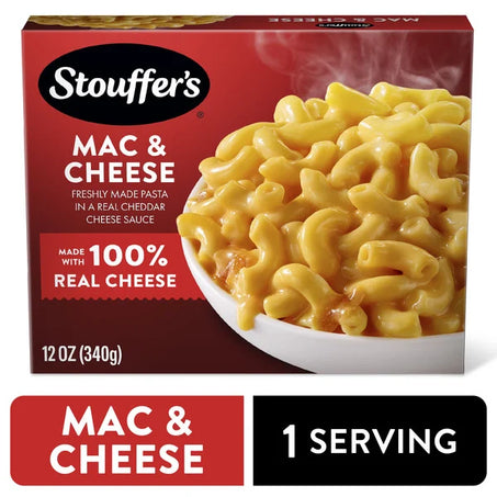 Stouffer's Macaroni And Cheese Single Serve Frozen Entrees For One Easy Frozen Dinners