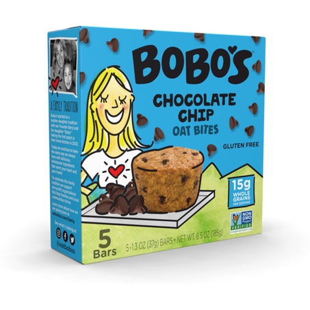 Bobo's Chocolate Chip Oat Bites • 5 x 1.3 oz
