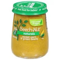 Beech-Nut Naturals Sweet Corn & Green Beans Jar